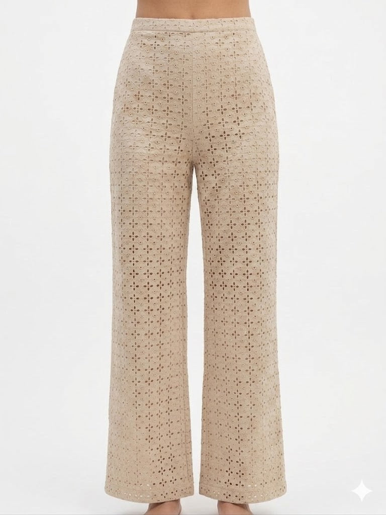 PANTALONE PIZZO SANGALLO A GAMBA DRITTA