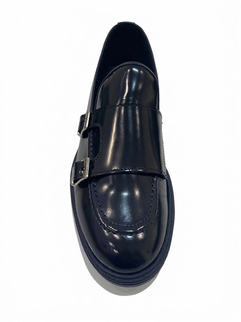 F.MOCASSIN À BOUCLE EN CAOUTCHOUC