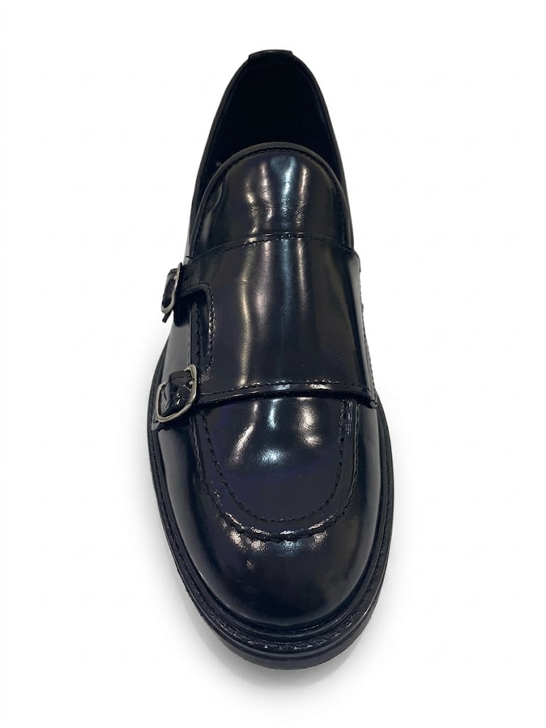 F.MOCASSIN À BOUCLE EN CAOUTCHOUC
