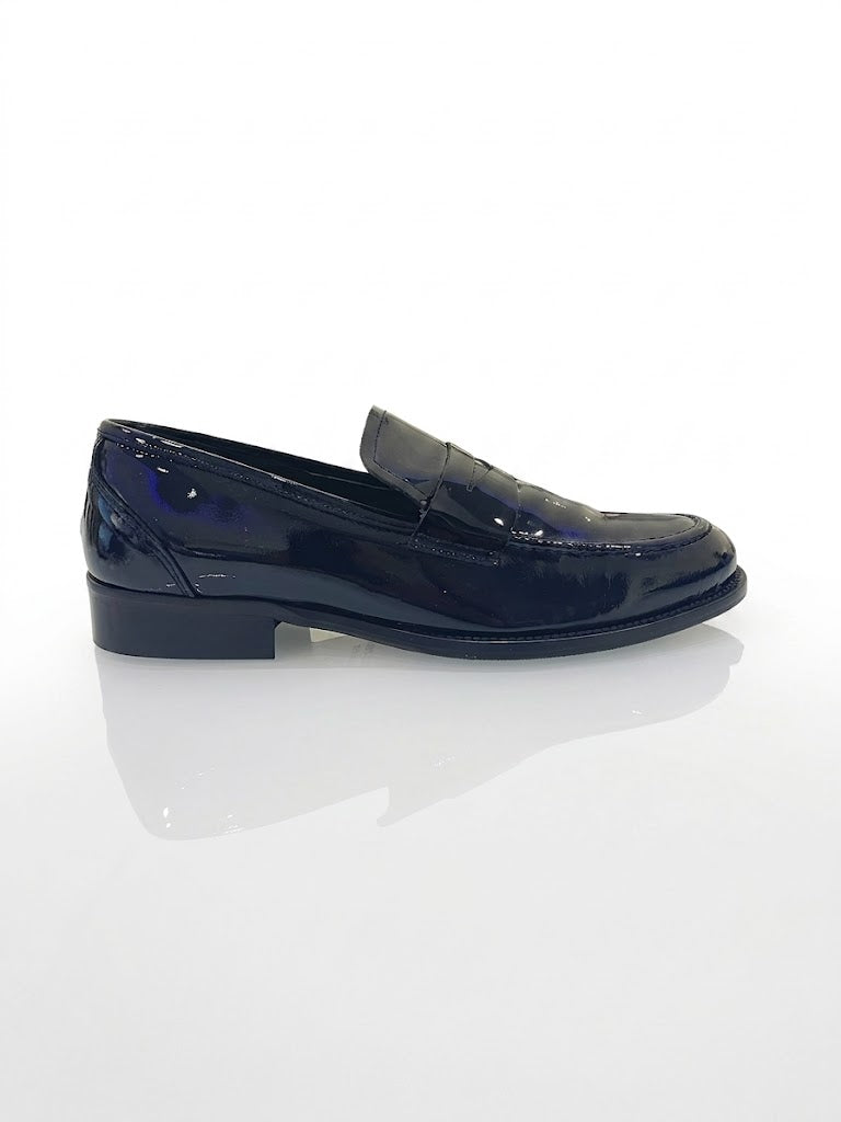 MOCASSIN BLEU LISSE