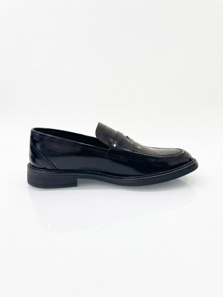 MOCASSIN BLEU LISSE