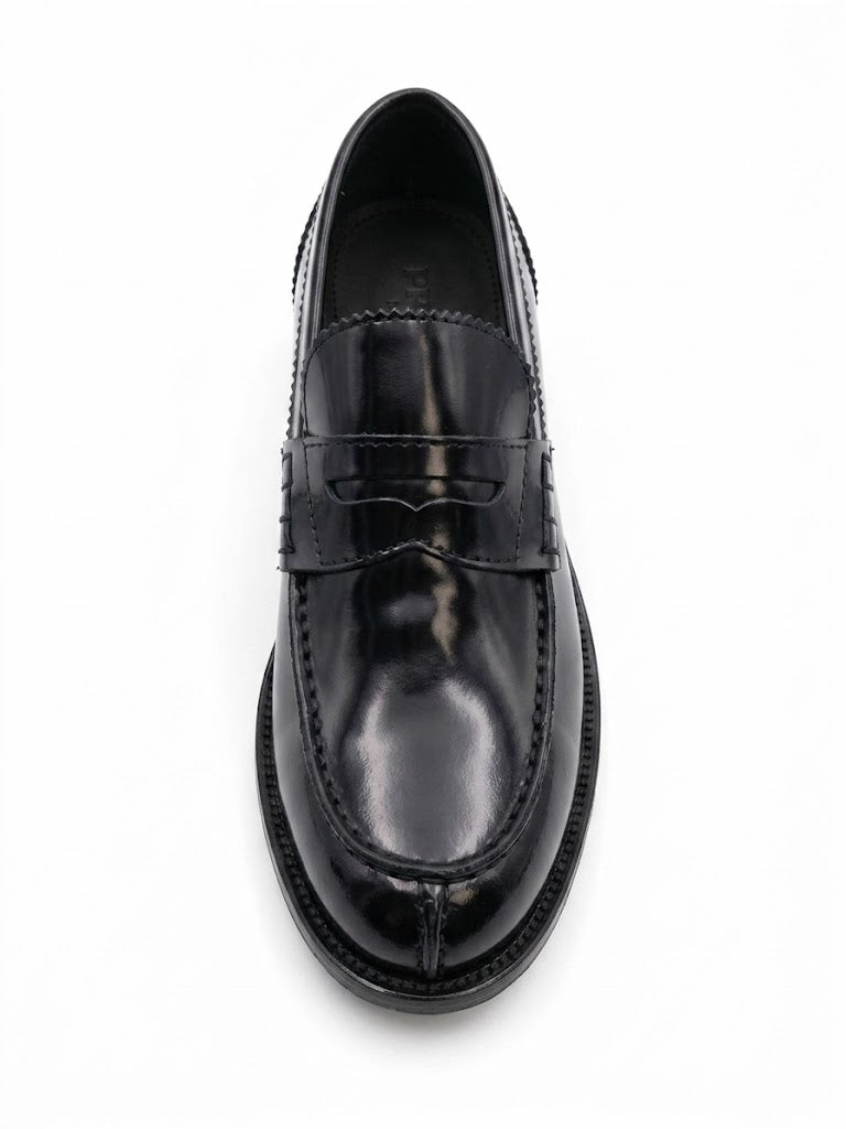 MOCASSIN BLEU LISSE
