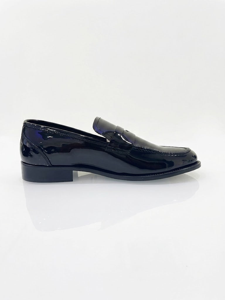 MOCASSIN BLEU LISSE